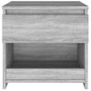 Mesitas Noche 2 Uds Madera Contrachapada Gris Sonoma 40x30x39cm Vidaxl