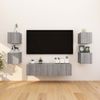 Mueble Para Tv De Pared Gris Sonoma 30,5x30x30 Cm Vidaxl