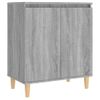 Aparador De Madera Contrachapada Gris Sonoma 60x35x70 Cm Vidaxl