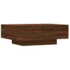 Mesa De Centro Madera Contrachapada Roble Marrón 90x60x31 Cm Vidaxl