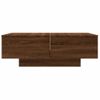 Mesa De Centro Madera Contrachapada Roble Marrón 90x60x31 Cm Vidaxl