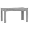 Mesa De Comedor Madera Contrachapada Gris Sonoma 140x74,5x76 Cm Vidaxl