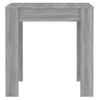 Mesa De Comedor Madera Contrachapada Gris Sonoma 140x74,5x76 Cm Vidaxl