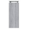 Mesa Consola Madera Contrachapada Gris Sonoma 80x30x80 Cm Vidaxl