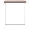 Mesa Auxiliar De Madera Contrachapada Blanco 55x35x66 Cm Vidaxl