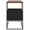 Mesa Auxiliar De Madera Contrachapada Negro 55x36x59,5 Cm Vidaxl