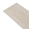 Lamas De Suelo Pvc Autoadhesiva Roble Blanco Clásico 2,51m² 2mm Vidaxl