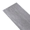 Lamas Suelo De Pvc Autoadhesivas Madera Gris Mate 2,51 M² 2 Mm Vidaxl