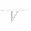 Mesa De Pared Plegable Contrachapada Blanco Brillo 100x60x56 Cm Vidaxl