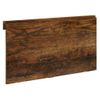 Mesa De Pared Plegable Contrachapada Roble Ahumado 100x60x56 Cm Vidaxl