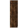 Armario Madera Contrachapada Color Roble Ahumado 80x52x180 Cm Vidaxl