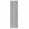 Armario Madera Contrachapada Gris Sonoma 80x52x180 Cm Vidaxl