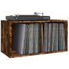 Caja Para Discos De Vinilo Contrachapado Color Roble 71x34x36cm Vidaxl