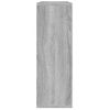 Estante De Pared Madera Ingeniería Gris Sonoma 104x20x58,5 Cm Vidaxl