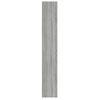 Estantería De Madera Contrachapada Gris Sonoma 40x30x189 Cm Vidaxl