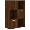 Mueble De Almacenaje Marrón Roble 60x29,5x90 Cm Vidaxl