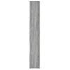 Estantería De Madera Contrachapada Gris Sonoma 67x24x161 Cm Vidaxl