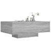 Mesa De Centro Madera Contrachapada Gris Sonoma 85x55x31 Cm Vidaxl