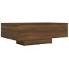 Mesa De Centro Madera Contrachapada Roble Marrón 85x55x31 Cm Vidaxl