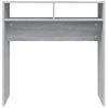 Mesa Consola Madera Contrachapada Gris Sonoma 78x30x80 Cm Vidaxl