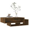 Mesa De Centro Madera Contrachapada Roble Ahumado 105x55x32 Cm Vidaxl