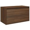 Banco Pasillo Madera Contrachapada Roble Marrón 80x40x45 Cm Vidaxl