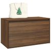 Banco Pasillo Madera Contrachapada Roble Marrón 80x40x45 Cm Vidaxl