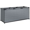 Caja De Almacenaje De Tela Gris 105x34,5x45 Cm Vidaxl