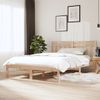 Estructura De Cama Doble Pequeña De Madera Maciza 120x190 Cm Vidaxl