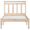 Estructura De Cama Madera Maciza De Pino 100x200 Cm Vidaxl