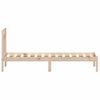 Estructura De Cama Madera Maciza De Pino 100x200 Cm Vidaxl