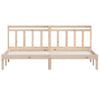 Estructura De Cama De Madera Maciza De Pino 200x200 Cm Vidaxl