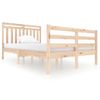 Estructura De Cama Madera Maciza 120x200 Cm Vidaxl