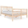 Estructura De Cama Madera Maciza 140x200 Cm Vidaxl