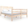 Estructura De Cama De Madera Maciza 160x200 Cm Vidaxl