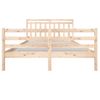 Estructura De Cama De Madera Maciza 160x200 Cm Vidaxl