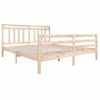 Estructura De Cama De Madera Maciza Super King 180x200 Cm Vidaxl