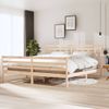 Estructura De Cama De Madera Maciza 200x200 Cm Vidaxl