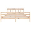 Estructura De Cama De Madera Maciza 200x200 Cm Vidaxl