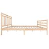 Estructura De Cama De Madera Maciza 200x200 Cm Vidaxl