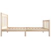 Estructura De Cama Individual Pequeña Madera Maciza 75x190 Cm Vidaxl