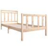 Estructura De Cama Madera Maciza 100x200 Cm Vidaxl