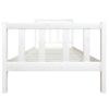 Estructura De Cama Madera Maciza Blanca 100x200 Cm Vidaxl