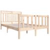 Estructura De Cama De Madera Maciza 140x200 Cm Vidaxl