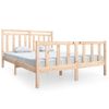 Estructura De Cama De Madera Maciza 150x200 Cm Vidaxl