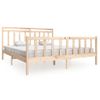 Estructura De Cama De Madera Maciza Super King 180x200 Cm Vidaxl