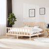 Estructura De Cama De Madera Maciza Super King 180x200 Cm Vidaxl