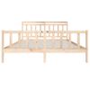 Estructura De Cama De Madera Maciza Super King 180x200 Cm Vidaxl