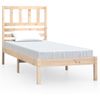 Estructura De Cama Madera Maciza De Pino 75x190 Cm Vidaxl