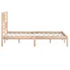 Estructura De Cama Madera Maciza De Pino 150x200 Cm Vidaxl